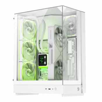Caixa Gamemax | T20 WH | branco | M-ATX | fonte de alimentação não incluída