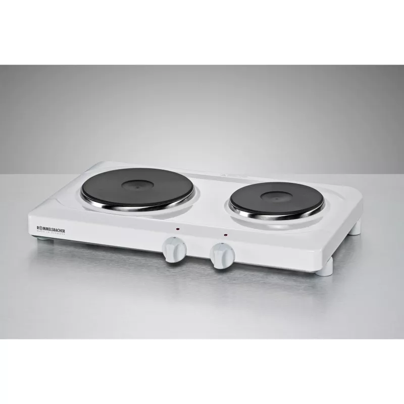Placa selada Rommelsbacher THS 2590, 2 zonas, controlo rotativo