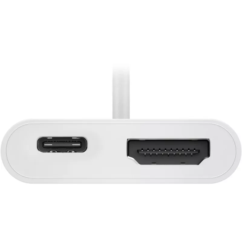 Adaptador multiporta Goobay USB-C™ HDMI, branco, 0,145 m - expande um dispositivo USB-C™ com uma porta HDMI™ (62110)