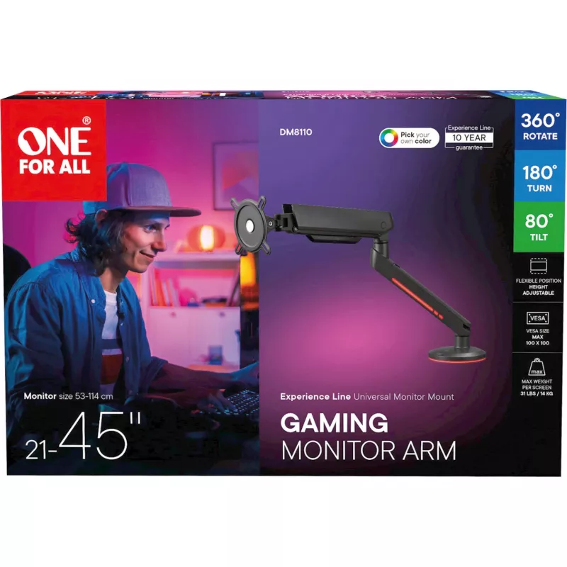 Suporte de montagem VESA One For All DM8110 Experience-line para ecrã LCD 21-45 RGB