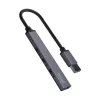 Savio AK-70 hub USB-A, 4 em 1: 3 x USB-A 2.0 + 1 x USB-A 3.1 Gen 1, 5 Gbps