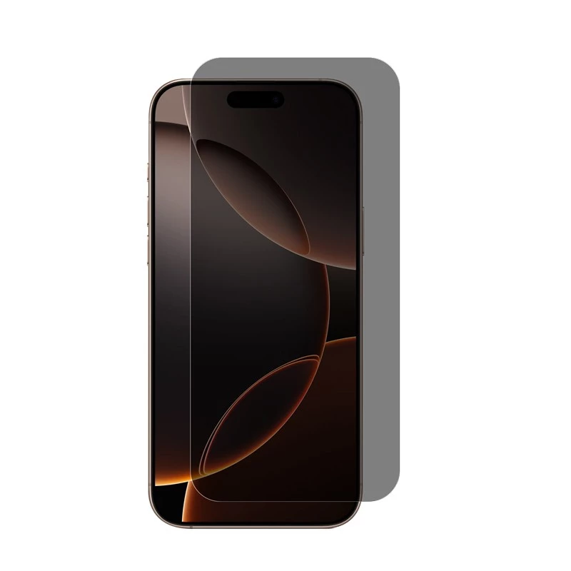 Vidro temperado com privacidade Crong para iPhone 16 Pro Max — antirreflexo, resistente a riscos