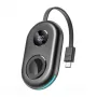 Carregador de indução sem fios Joyroom JR-W09 3W com cabo USB-C para Apple Watch, preto