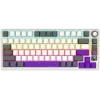 LORGAR KBP7075W, teclado gaming mecânico 75% sem fios Pro, bege, layout EN