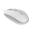 Rato CANYON M-10 com cabo branco cinzento