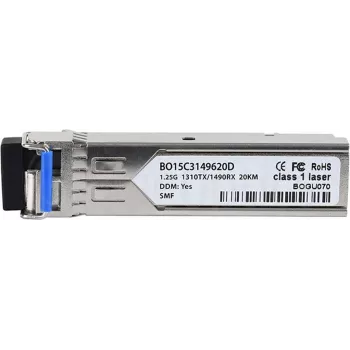 Módulo transceptor de rede de fibra ótica BlueOptics MGBBX1 1250 Mbit/s SFP (MGBBX1-BO)