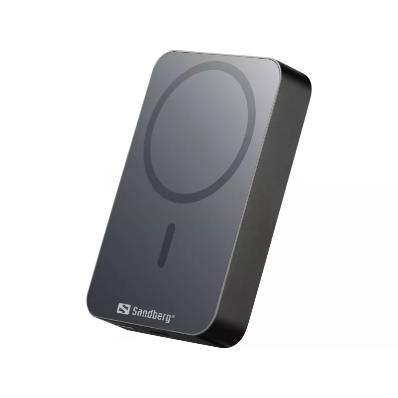 Carregador portátil Sandberg Mag Wireless Powerbank 10000 ALU, 10000 mAh