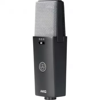 Microfone condensador AKG C114 com padrões direcionais comutáveis