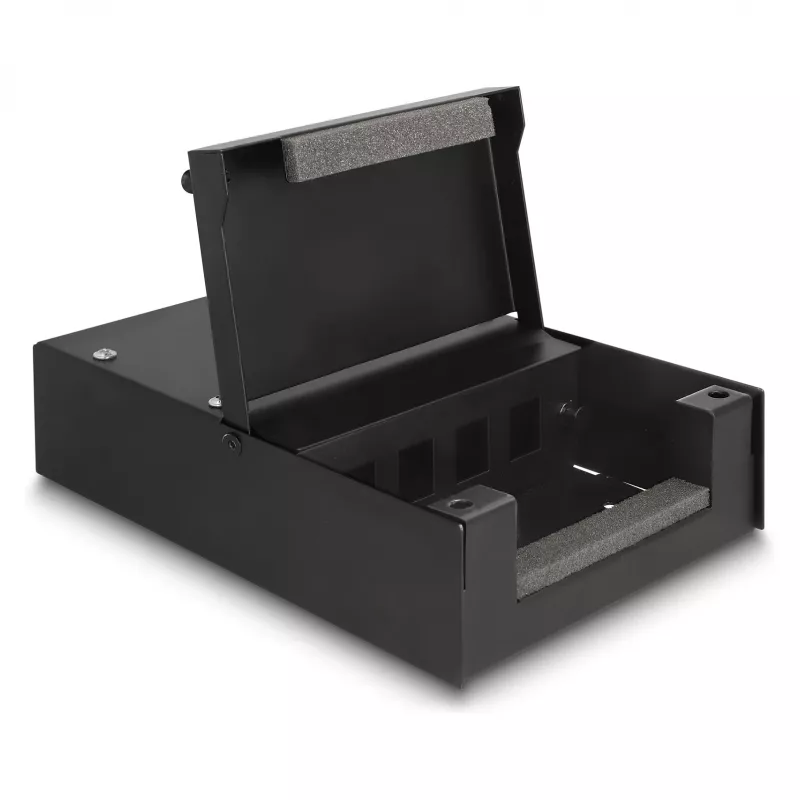 Caixa de distribuição DeLOCK 66235 4 portas metal preto