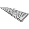 Teclado CHERRY KC 6000 fino FOR MAC Escritório USB QWERTZ Alemão Prateado