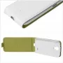 Capa protetora para telemóvel nevox 1158 flip case verde - branco (1158)