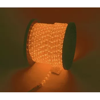 Cabo de luz de borracha EUROLITE RL1-230V laranja 44m – cabo de iluminação de segurança flexível