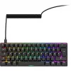 Teclado Sharkoon 100065630 60% com fios USB QWERTZ alemão preto