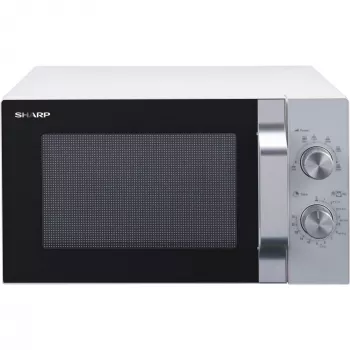 Micro-ondas Sharp R204WA prateado, branco micro-ondas simples bancada 20 l 800 W