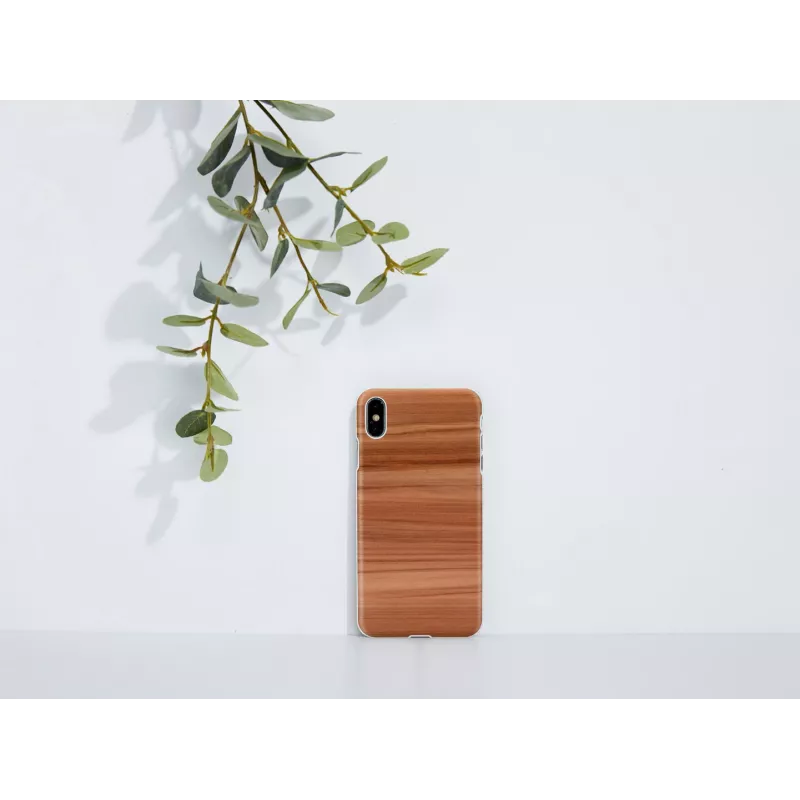 Capa para smartphone man and wood para iPhone XS Max – Cappuccino White