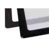 Filtro de poeira DEMCiflex 120 mm, quadrado – preto/branco