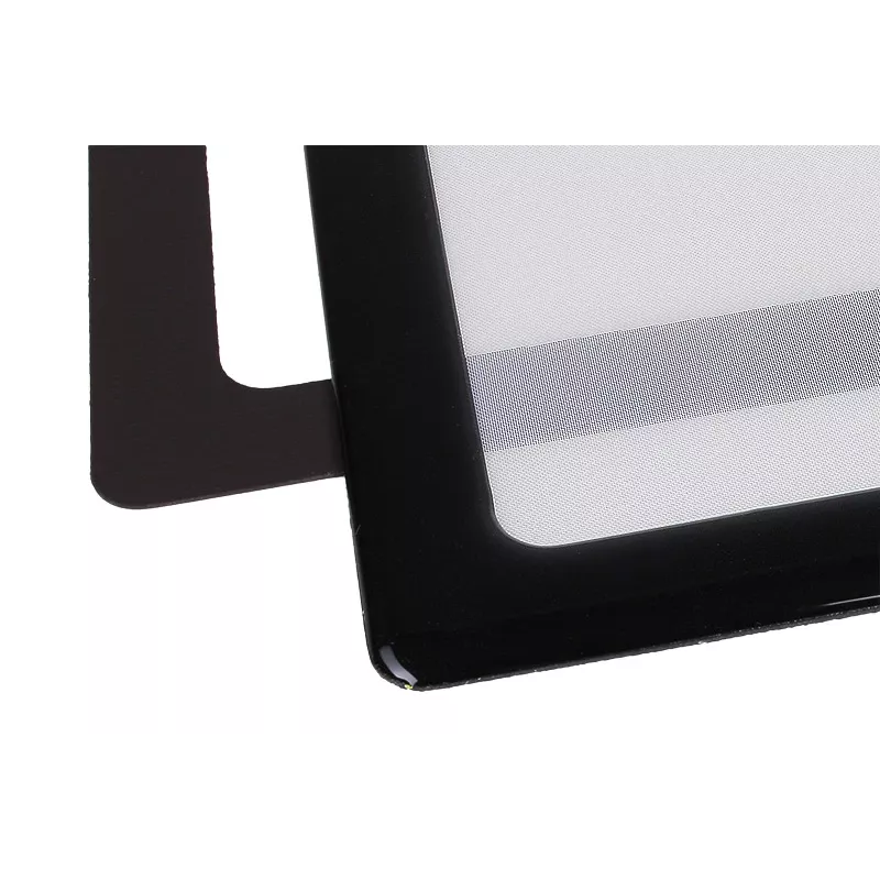 Filtro de poeira DEMCiflex 120 mm, quadrado – preto/branco