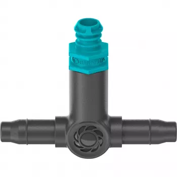 Gotejador de rega Gardena 13317-20 2 l/h preto montagem em linha