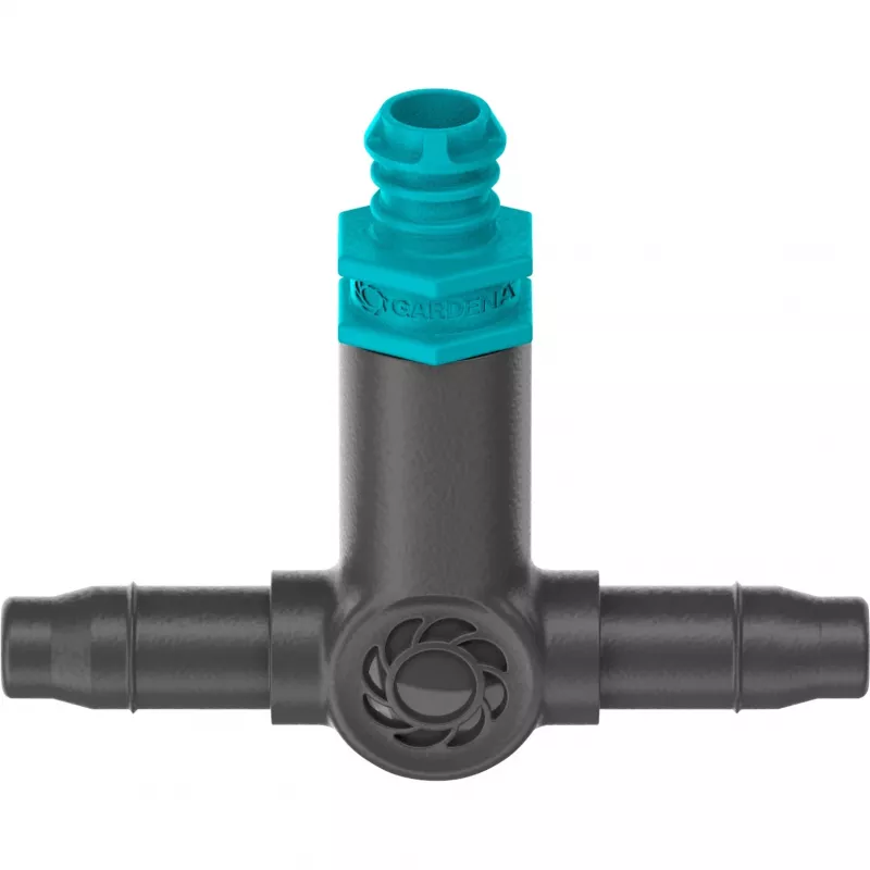 Gotejador de rega Gardena 13317-20 2 l/h preto montagem em linha
