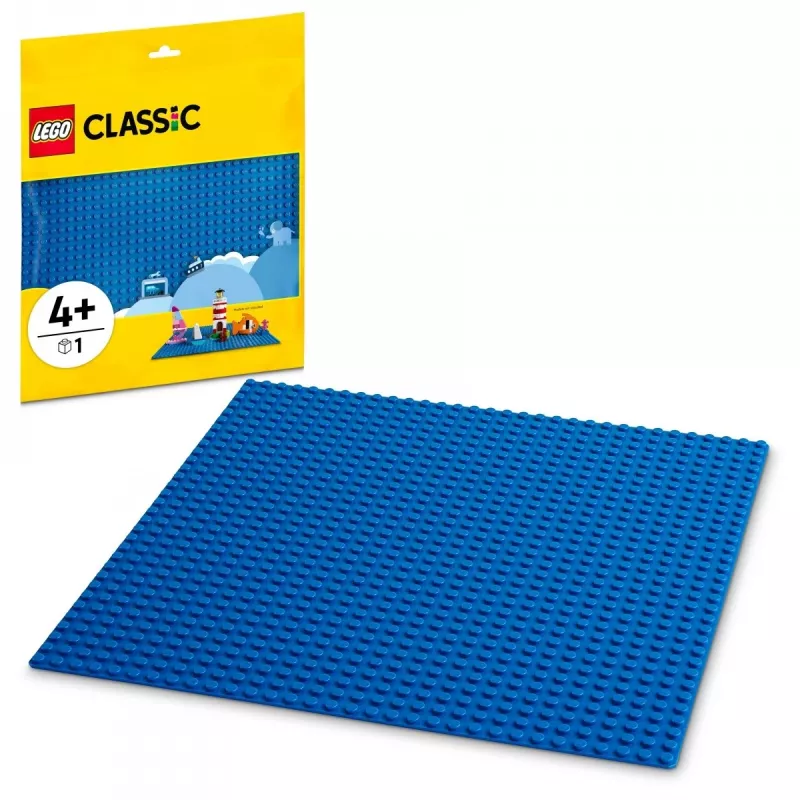 Placa de construção LEGO 11025 — placa de base azul 32x32 pinos, 250×250 mm