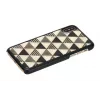 iKins Pyramid capa para iPhone XS/X, preta, K1623J