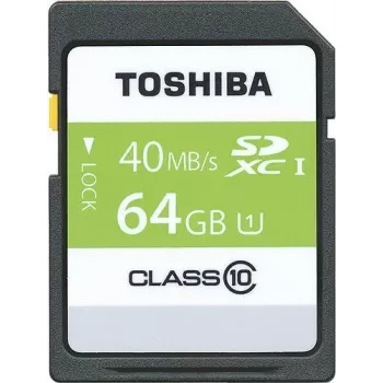 TOSHIBA 64GB cartão SDXC UHS-1, Retail (SD-T064UHS1(6)