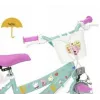 Bicicleta infantil Toimsa 12” Swinka Peppa verde – roda de 12 polegadas, transmissão de entrada, compatível com rodinhas