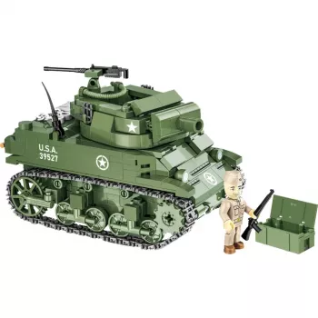 Blocos de construção COBI H.M.C M8 Scott 525 peças Segunda Guerra Mundial