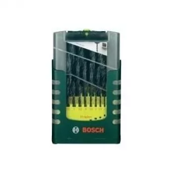 Conjunto de brocas Bosch 2607017153 — HSS, 25 peças, DIN 338, haste cilíndrica