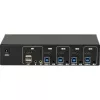 KVM-Switch Inter-Tech IPC AS-41HUS 4 portas USB