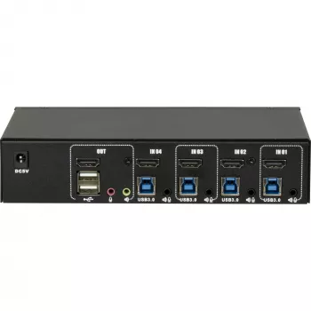 KVM-Switch Inter-Tech IPC AS-41HUS 4 portas USB