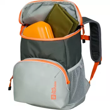 Mochila Jack Wolfskin Erlebnis Pack - verde/laranja, 11 l