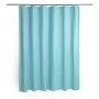 Cortinado de duche Beldray LA035655FAS design waffle azul, cortinado de tecido 180x180 cm