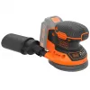 Lixadeira orbital portátil Black & Decker BDCROS18N-XJ 12000 rpm preto, laranja
