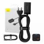 Carregador Baseus GaN3 Pro telemóvel tablet preto AC interior 15V 3A