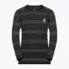 Odlo conjunto longo ACTIVE WARM ECO conjunto de roupa interior para criança, tamanho 164 cm, preto e cinzento