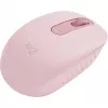 Logitech M196 - Rato - para destros e canhotos - ótico - 3 botões - sem fios - Bluetooth - rosa (910-007461)