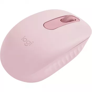 Logitech M196 - Rato - para destros e canhotos - ótico - 3 botões - sem fios - Bluetooth - rosa (910-007461)