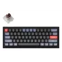 Teclado sem fios V4 RGB/CARBON preto V4-B3 Keychron