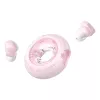 Auscultadores intra-auriculares sem fios Vention NBRP0 T17 com estojo de carregamento, rosa