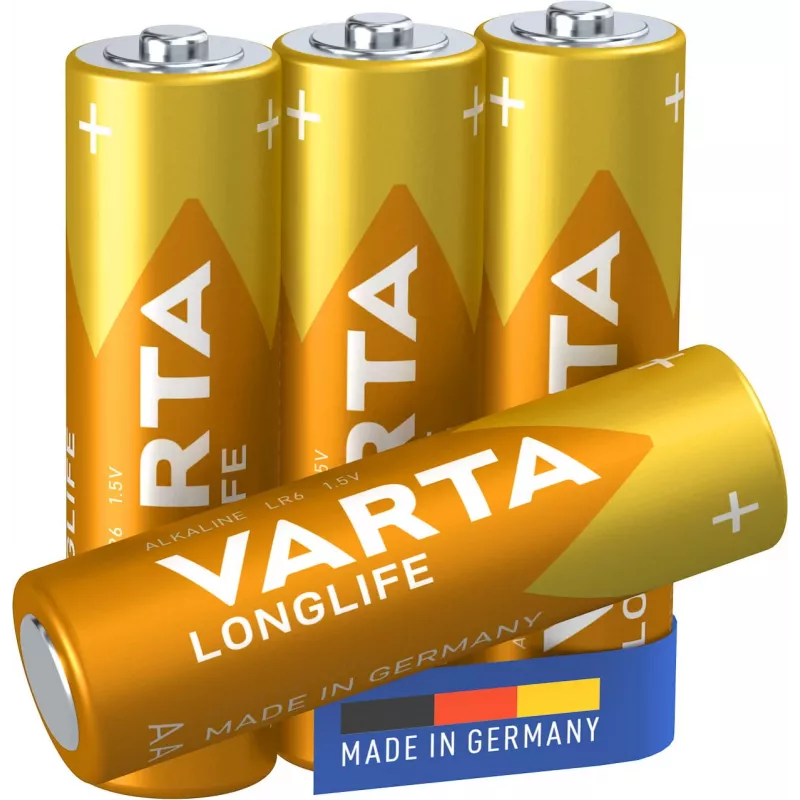 Varta Longlife Extra - pilha 4 x tipo AA alcalina (04106101414)