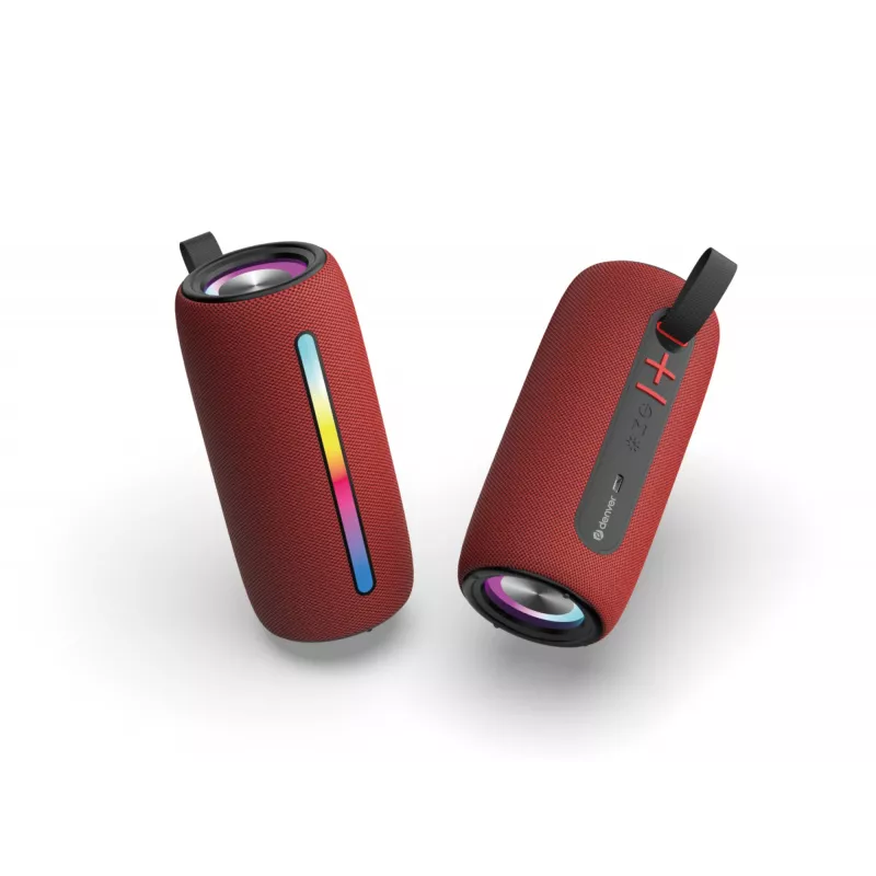 Altifalante Bluetooth RGB Denver BTL-360BD 2x50W bordô