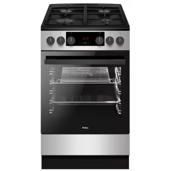 Fogão AMICA 523GEH3.33ZpTsDFA forno PIZZA, fogão a gás independente, classe de eficiência energética A