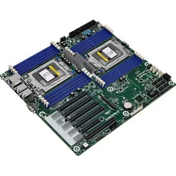 Placa-mãe ASRock ROME2D16-2T LGA 4094 EEB, socket duplo, 16 DIMM DDR4, 3,2 TB RDIMM, 5x PCIe x16 Gen4, 16x SATA III