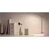 Candeeiro de mesa Hawk HW-LAMP03 branco RGB — candeeiro de secretária LED ajustável com iluminação RGB