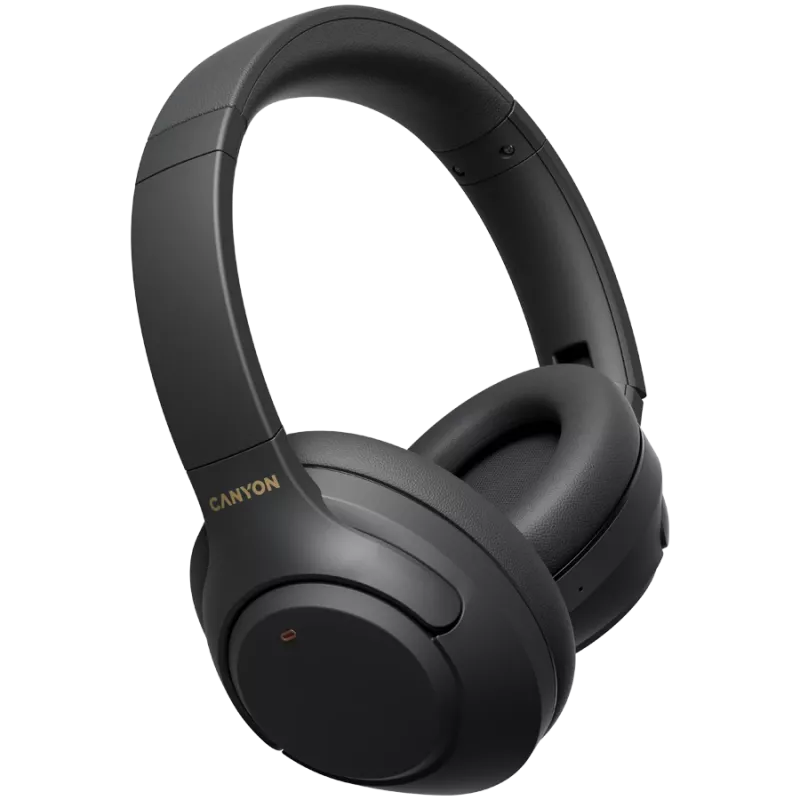 Auscultadores sem fios CANYON OnRiff 6 com Bluetooth, cancelamento ativo de ruído ANC, microfone integrado, longa autonomia da bateria, design ergonómico