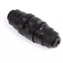 Conjunto de acoplamentos de engate rápido Eiszapfen G1/4 macho - Deep Black (preto (mate))