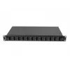 Patch panel Lanberg FOP1-12SD-LQB 1U aço preto montagem em rack