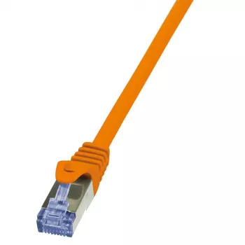 Cabo de rede LogiLink 2 m Cat.6A RJ-45 S/FTP laranja
