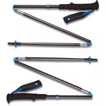 Bastões de trekking Distance Z, equipamento de fitness cinzento, 1 par, 130 cm